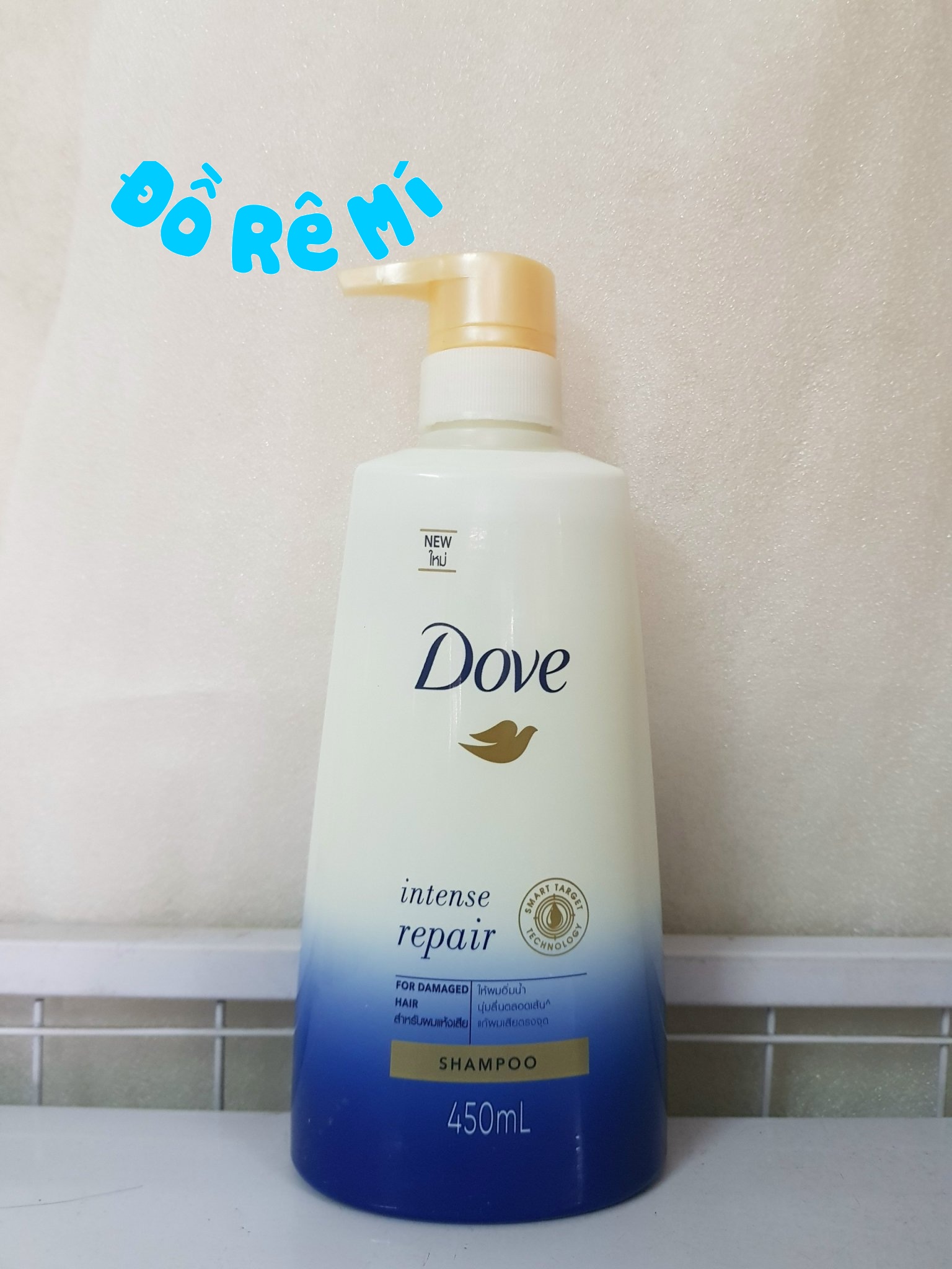 Combo 2 chai dầu gội Dove 450ml Thái