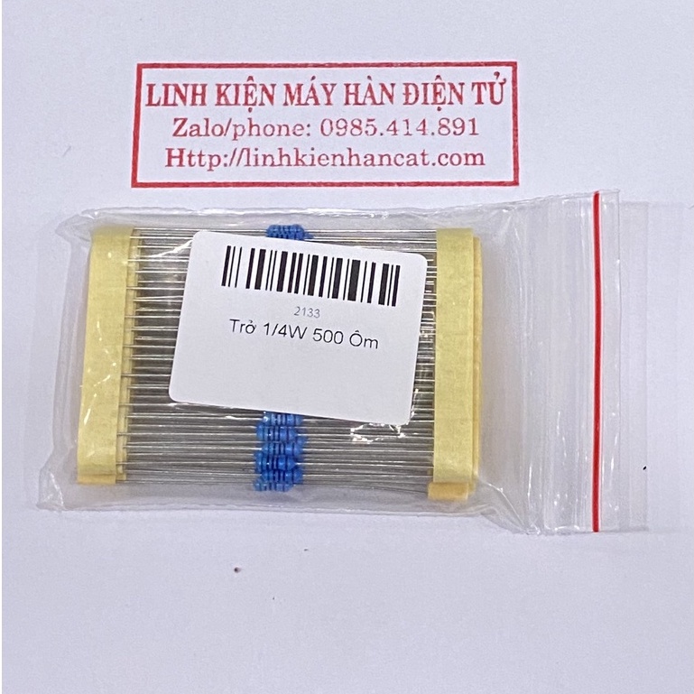 100 trở 1/4w 500 ôm