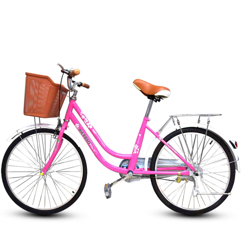 Japan Bike Women Urban Commuter Bicycle Adults Light Duty Shopping 20 24 26 with Basket 005 Lazada PH