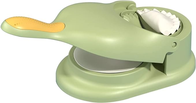 Momos Maker Machine, Dumpling Puri Press Momos Mould for Gujiya Ghughra Momos Making, 2 in 1 Dumpling Maker Mould Machine. 