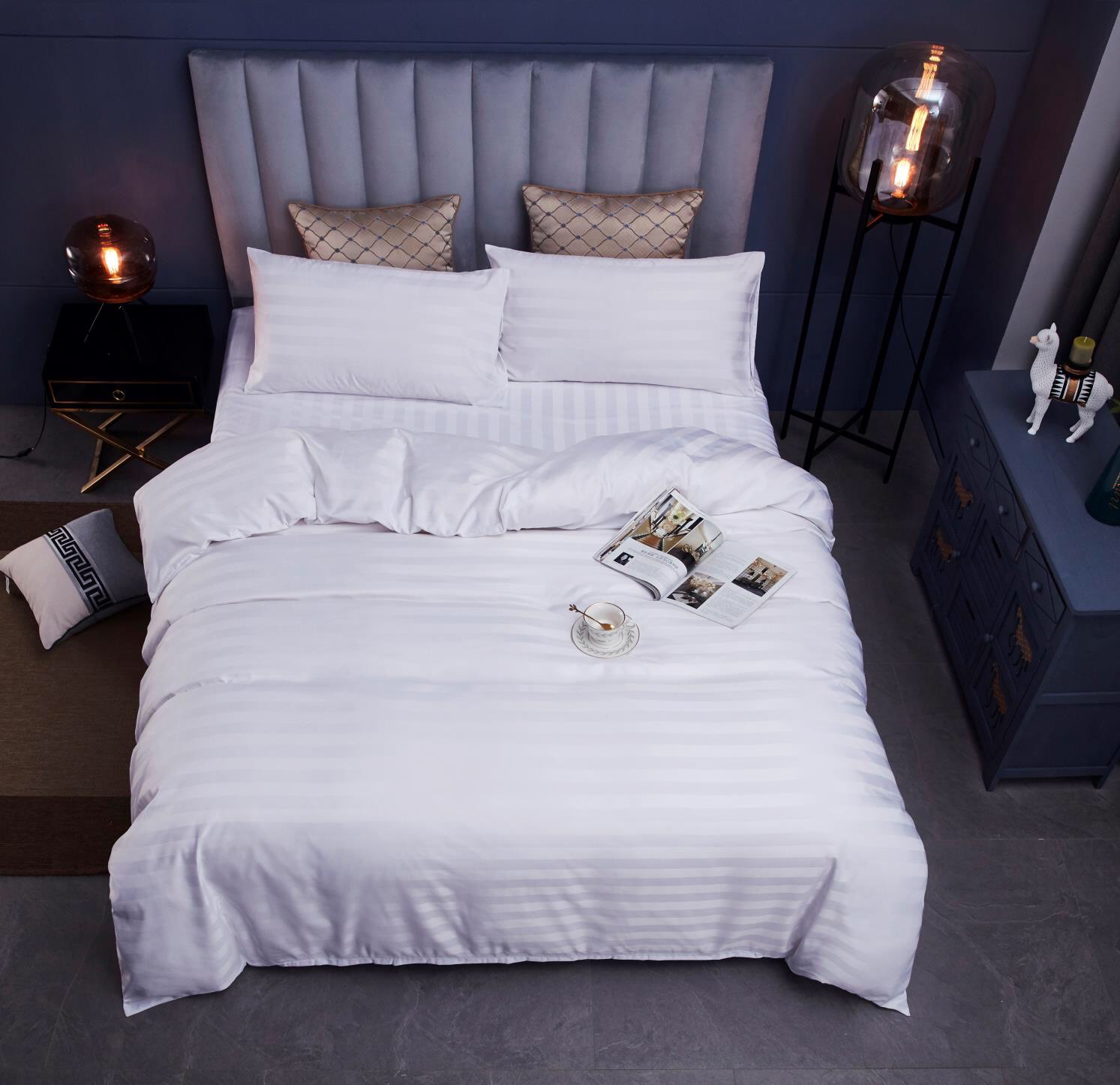 Bộ Chăn Ga Gối Cotton 3F PHI LỤA (Gồm 1 Ga + 1 Vỏ Mền + 2 Áo Gối ) FF01-02-03-05-07-10