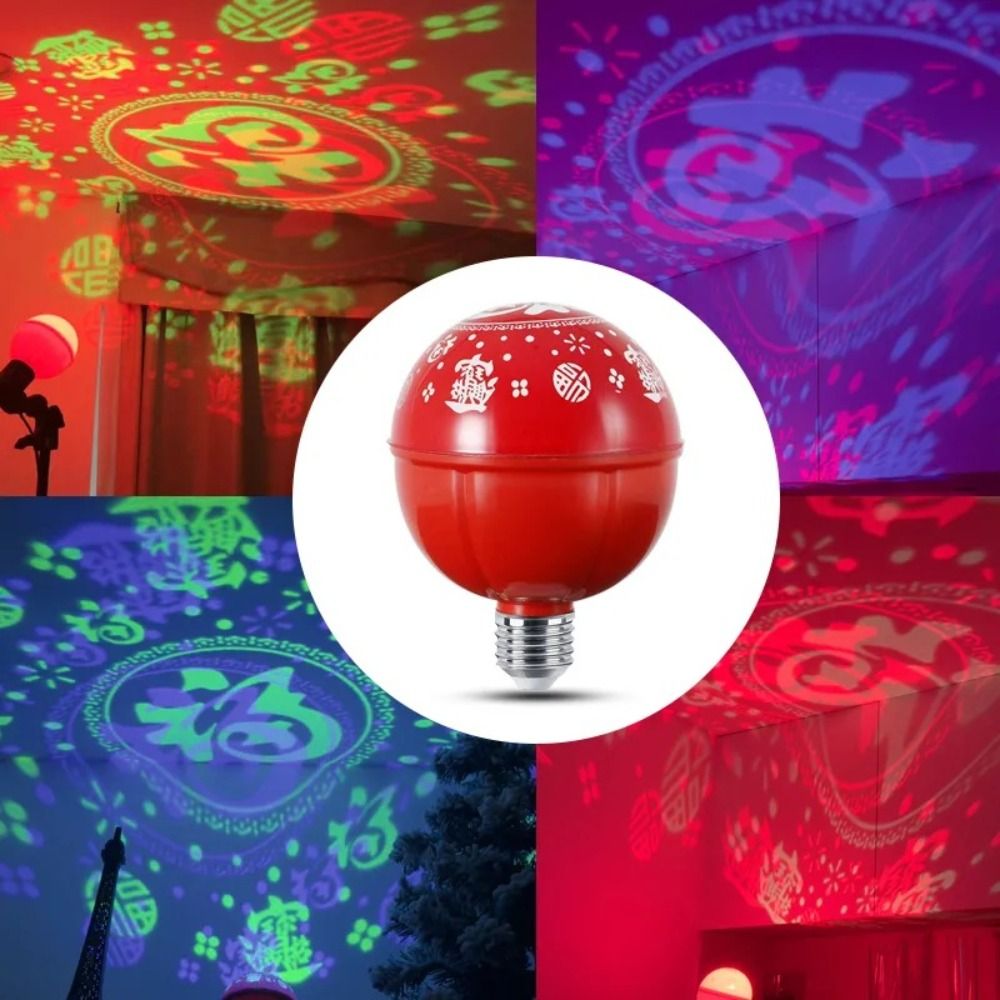 Light Bull Spring Decorative Light Good New Year Fu Character Light Bulb Blessing ...