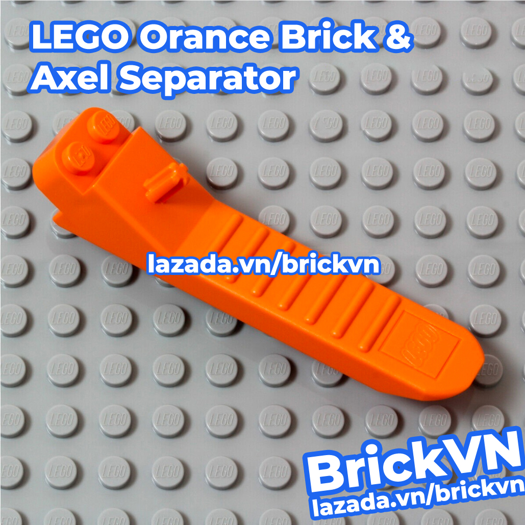 LEGO Separator - Human Tool Brick and Axle Separator Remover Piece, Orange [1x New Genuine]