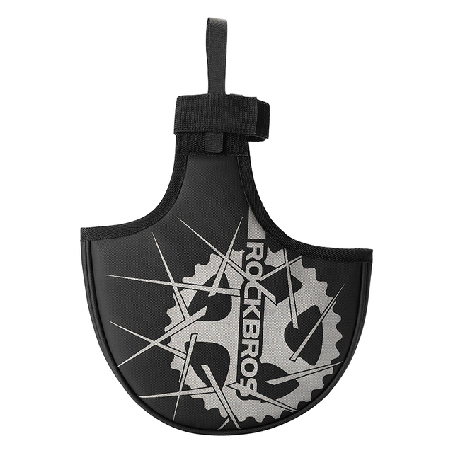 ROCKBROS Bike Chainring Protective Cover Crankset Waterproof Guard Oil-Resistant Elastic MTB Road Anti-Drop Bike Accesorios
