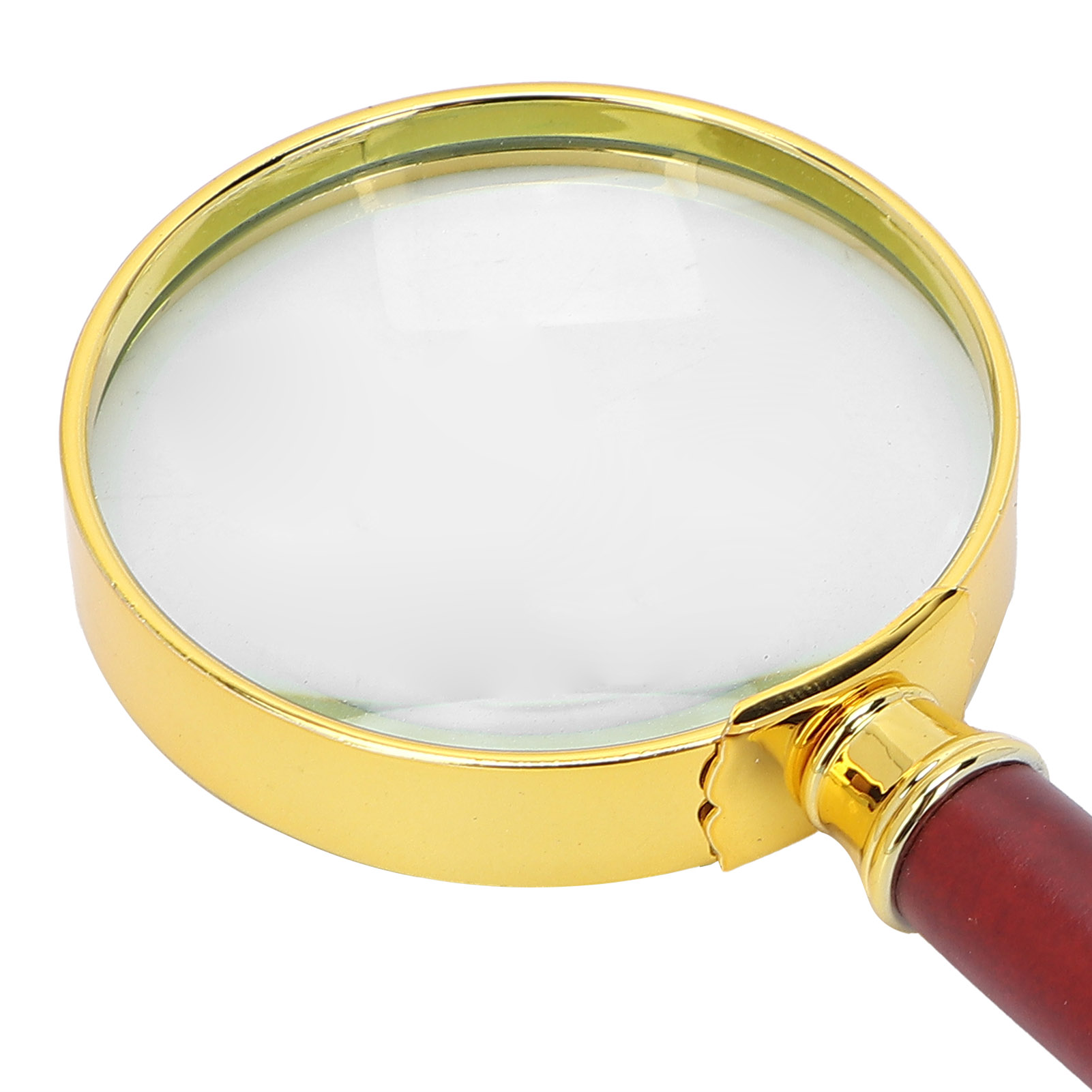 [Fancytoy] 10X Handheld Magnifying Glass Reading Magnifier With Wooden Handle