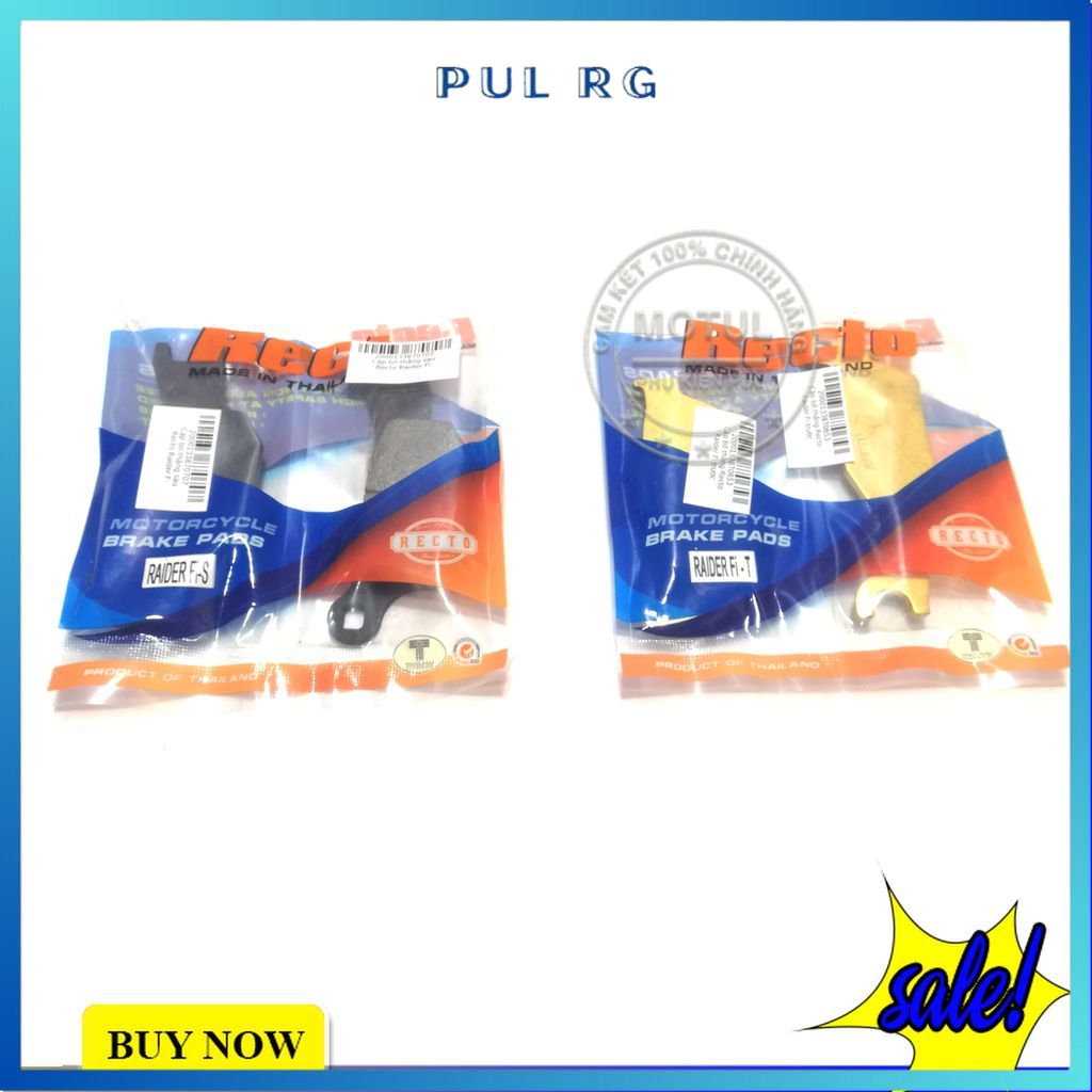 Cặp bố thắng recto cho Raider fi Satria fi gắn trước sau