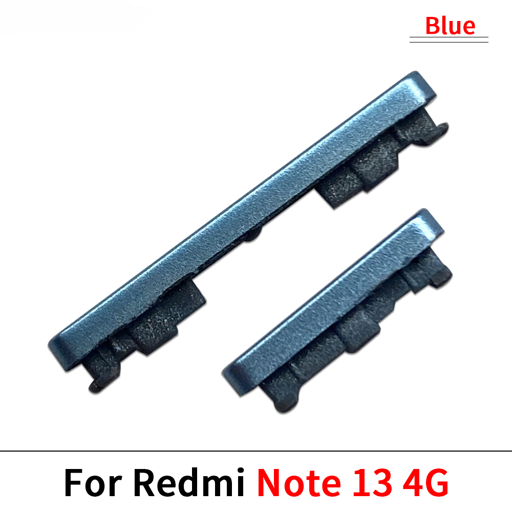 1pcs Power Volume Side Button Key For Xiaomi Redmi Note 13 Pro 4G 5G Volume Button + Power ON OFF. 