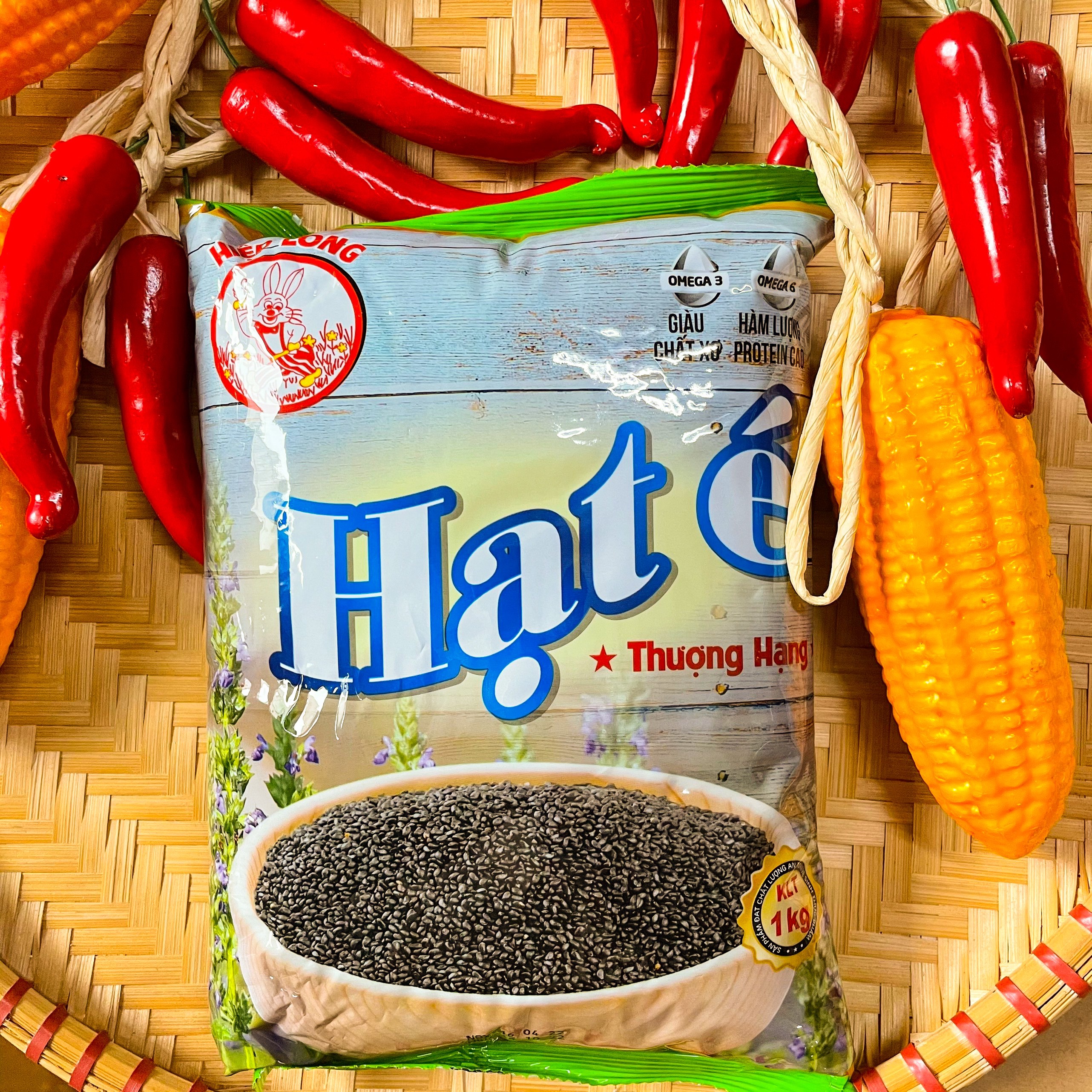 HẠT É SẠCH NGUYÊN CHẤT HIỆP LONG GÓI 1KG