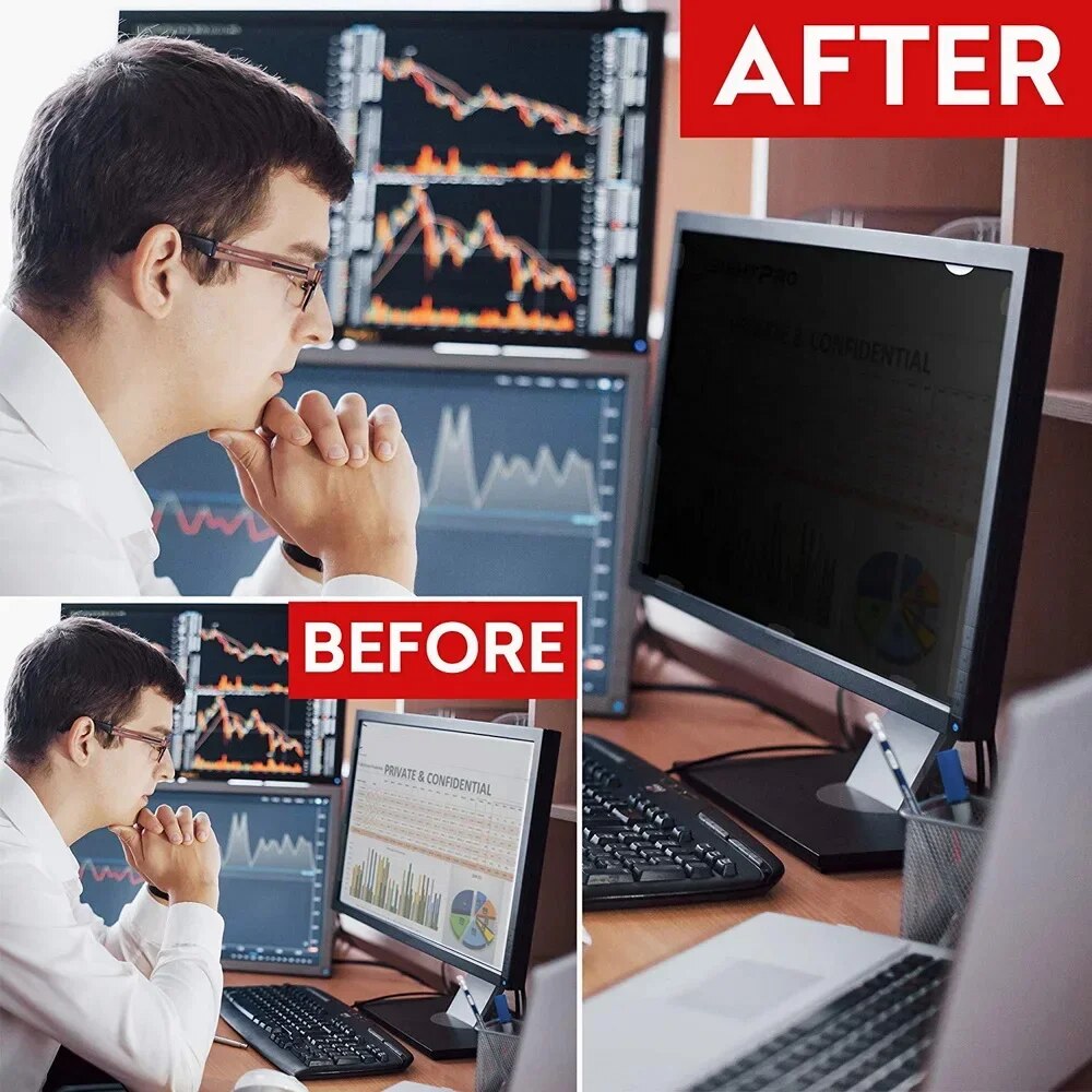 15.6 privacy filter tablet monitor screen guard protector Fit Xiaomi Lenovo Dell HP mi huawei hasee LG. 