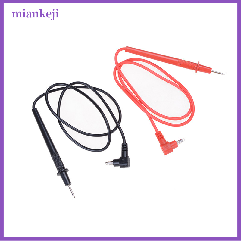 Miankeji 1 Pair High-quality Banana Plug Multimeters Meter Probe Test Lead 70cm