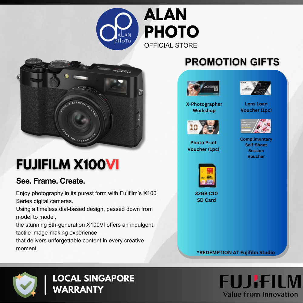 FUJIFILM X100VI Digital Camera BSI Sensor Video