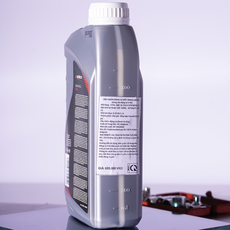 Nhớt cao cấp Ardeca Ceramic XL 5W40