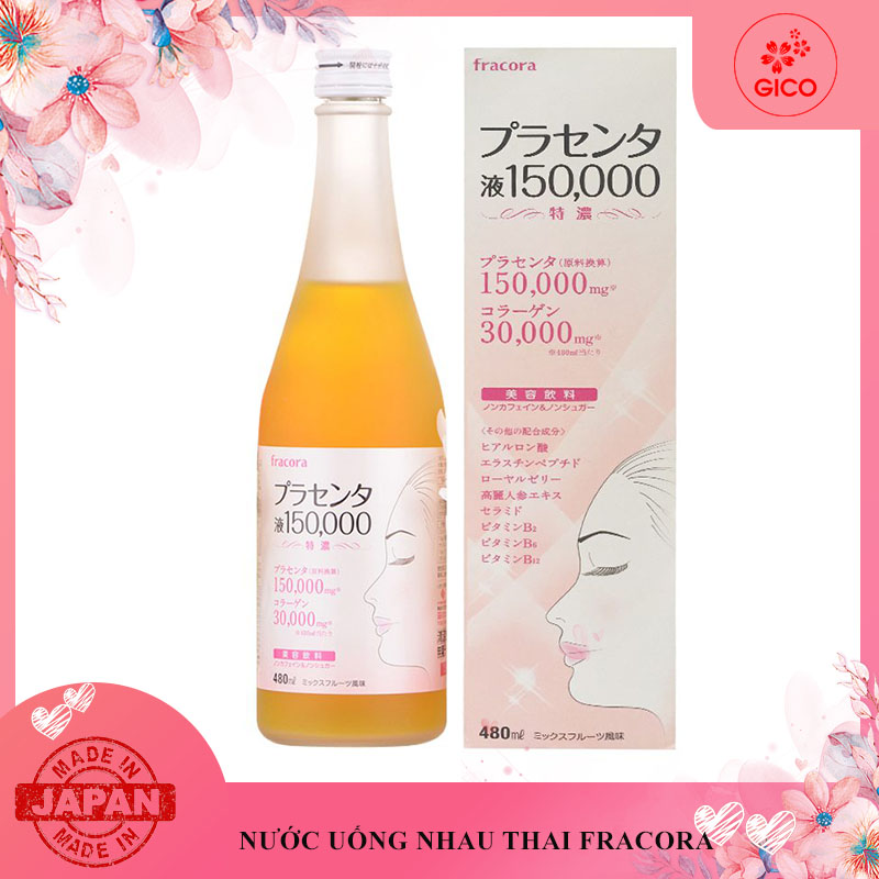 Nước uống nhau thai Fracora Placenta 150.000mg Nhật Bản thumbnail
