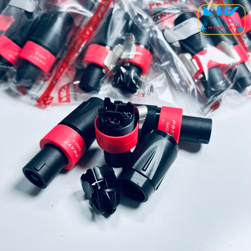 Jack Loa Speakon Pratt Chân Đồng 4 Pin