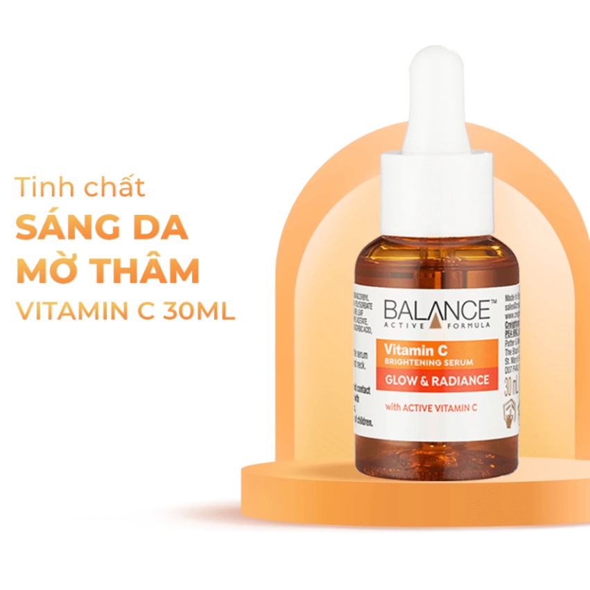 Serum Sáng Da, Mờ Thâm Balance Active Formula Vitamin C Brightening 30ml