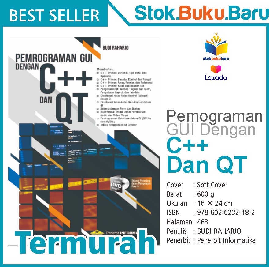 Buku Pemrograman Gui Dengan C Dan Qt Lazada Indonesia 5247