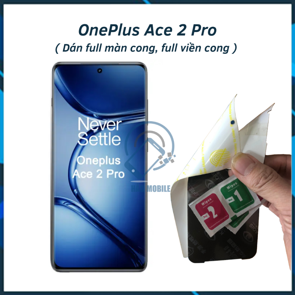 Miếng dán dẻo PPF cho OnePlus Ace 2 Pro full màn cong