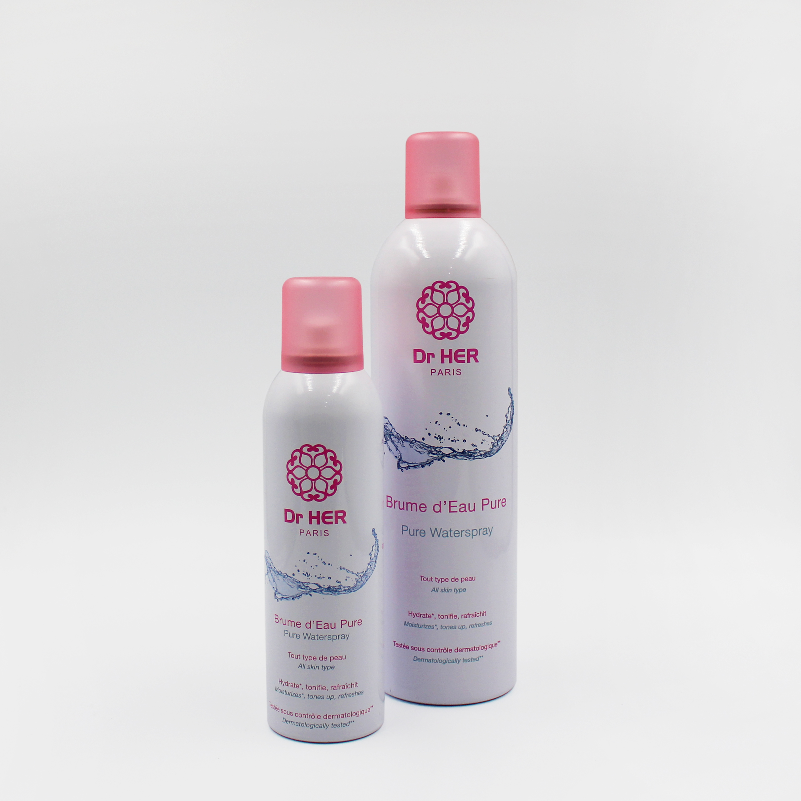 [TẶNG NƯỚC TẨY TRANG] Xịt khoáng cấp ẩm da Dr her Paris 400ml - PHÁP