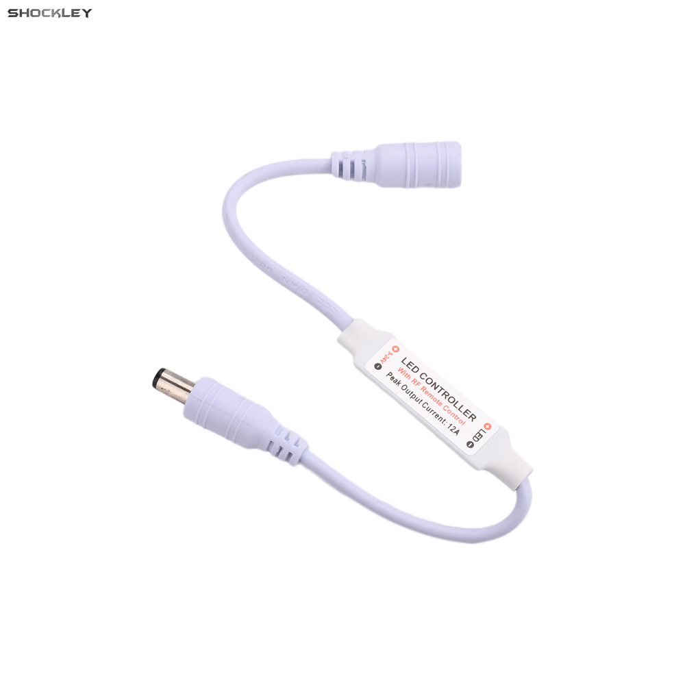 Shockley Mini thiết bị chỉnh độ sáng RF Điều Khiển Cho đèn LED dải Dc5v 12V 24V Dimmer Điều Khiển Độ Sáng & Hiệu Ứng RF điều khiển từ xa không dây LED Dimmer