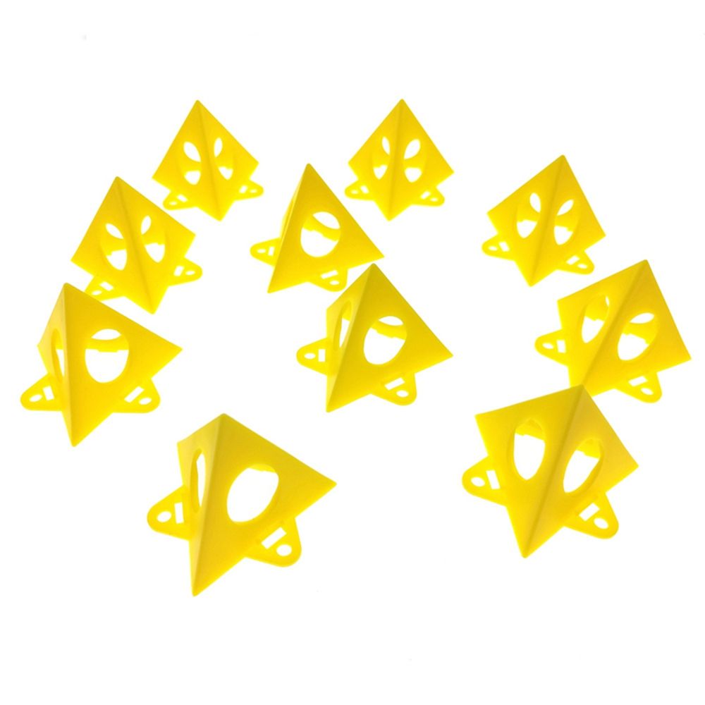 4-Pack - Painter's Pyramid Stands, Yellow