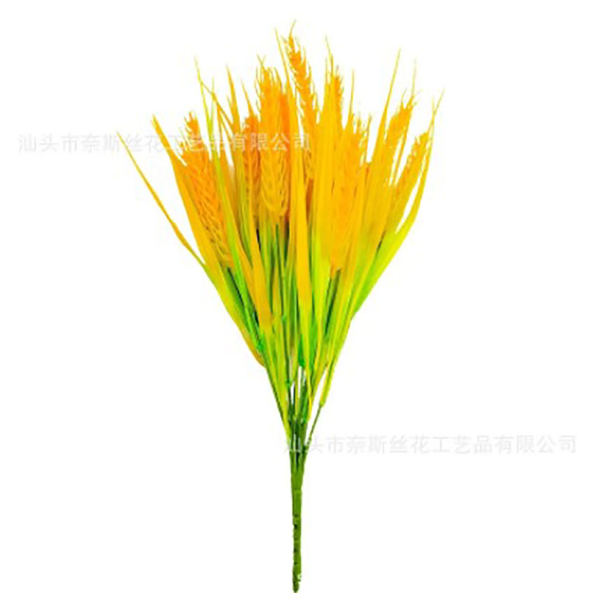 1 Cành bông lúa giả trang trí để bàn, trang trí phòng khách, hoa giả trang trí tết, bông lúa hoa giả trang trí bàn thờ, bình hoa giả, ms 67
