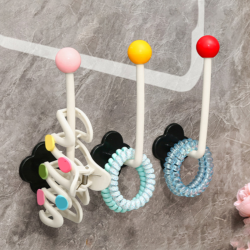 Scrunchie Racks 3Pcs Cute Punch-free Headband Display Rack Wall Mounted Scrunchie ...