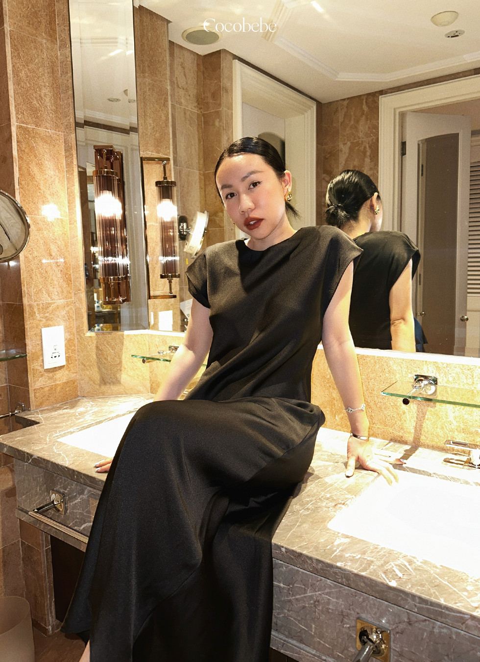 Đầm lụa dài COCOBEBE KAEW DRESS