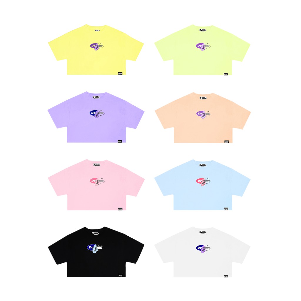 Áo thun nữ croptop Davies DSS Croptop Basic Logo SS2 - Mint
