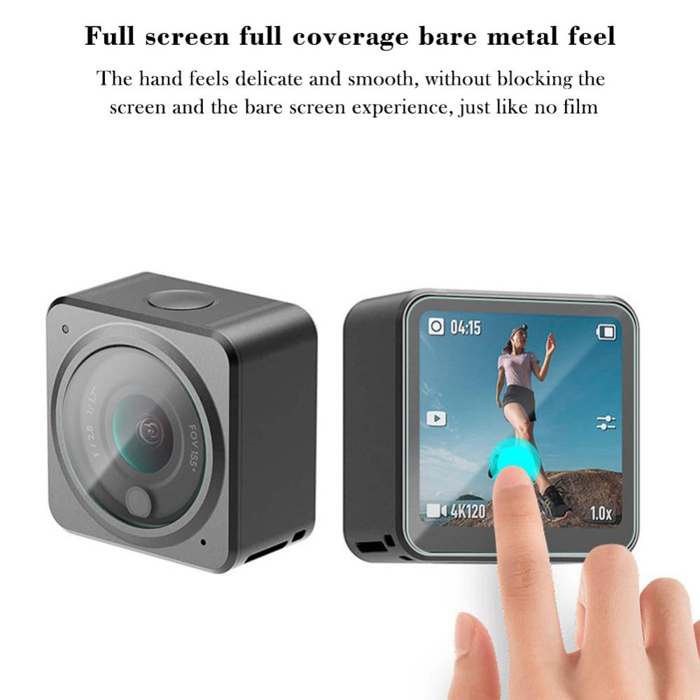 【New Arrival】For DJI OSMO Action 2 Camera Lens Tempered Glass Screen Protector Kit Accessory