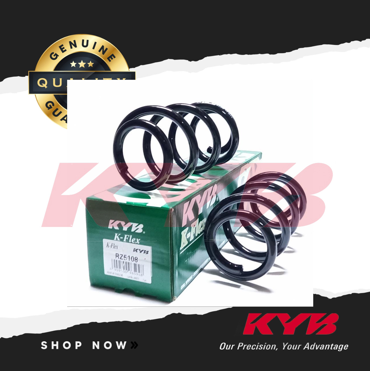 KYB Kayaba (2pcs) KFlex Coil Spring Rear for Honda Jazz GD1 / GD3