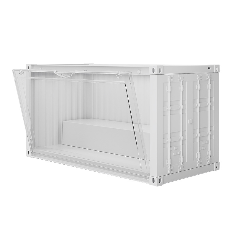 New container figure storage box blind box storage display stand Bubble Mart model display cabinet transparent dustproof