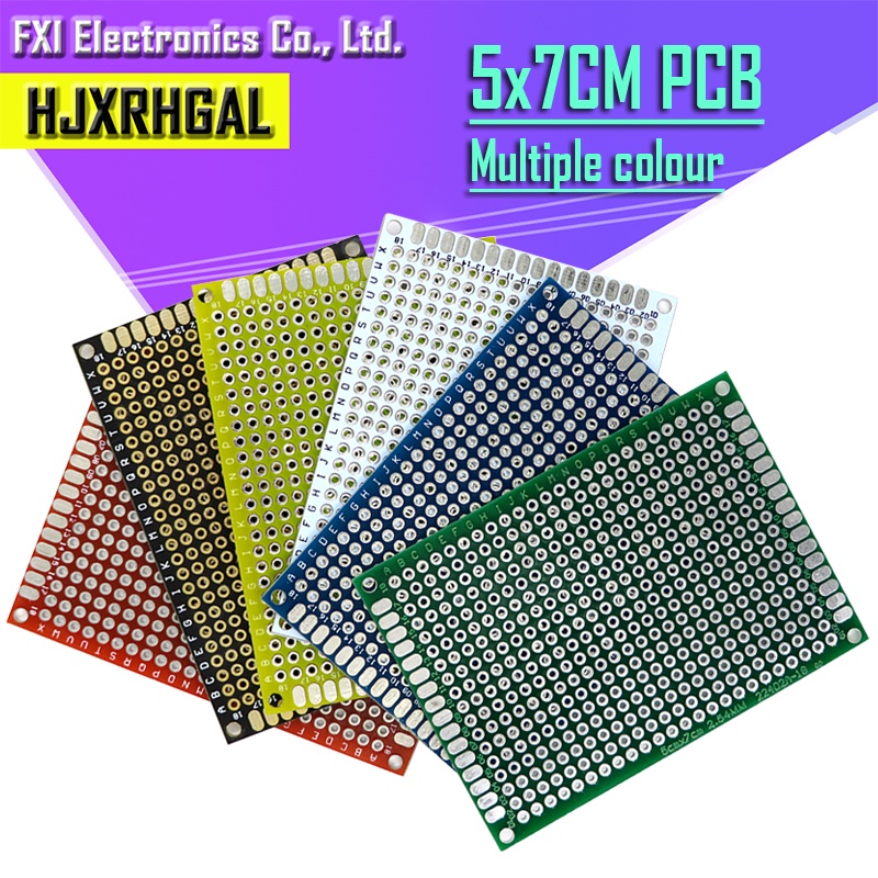 Điện tử phổ in bảng mạch hai mặt bảng PCB nguyên mẫu tự làm cho Arduino 2x8cm 3x7cm 5x7cm 8x12cm 9x15cm mạch tích hợp