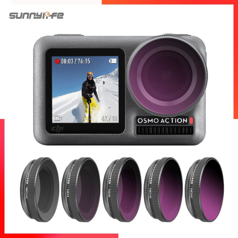 Diving Filter CPL Polar Filter For DJI OSMO Action ND 4 8 16 32 UV Protect Filter For OSMO Action Camera Essories