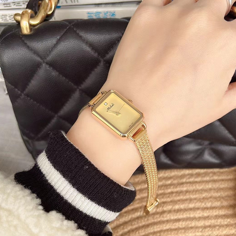 Mishali%20Millisa%20Tiktok%20female%20wheat%20ear%20with%20square%20net%20red%20women's%20watch%20Advanced%20feeling%20net%20belt%20women's%20watch%20-%20Image%202