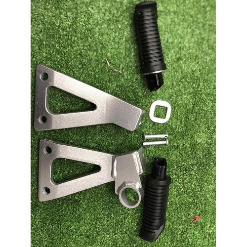 BỘ GÁC CHÂN SẮT SAU +  CAO SU SPORT 120  - RGV - Xipo