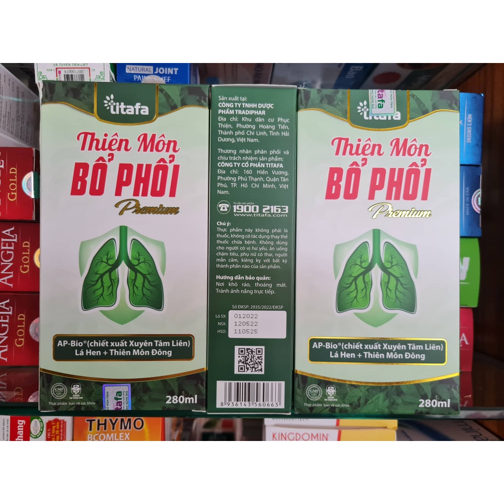 THIÊN MÔN BỔ PHỔI PREMIUM chai 280ml