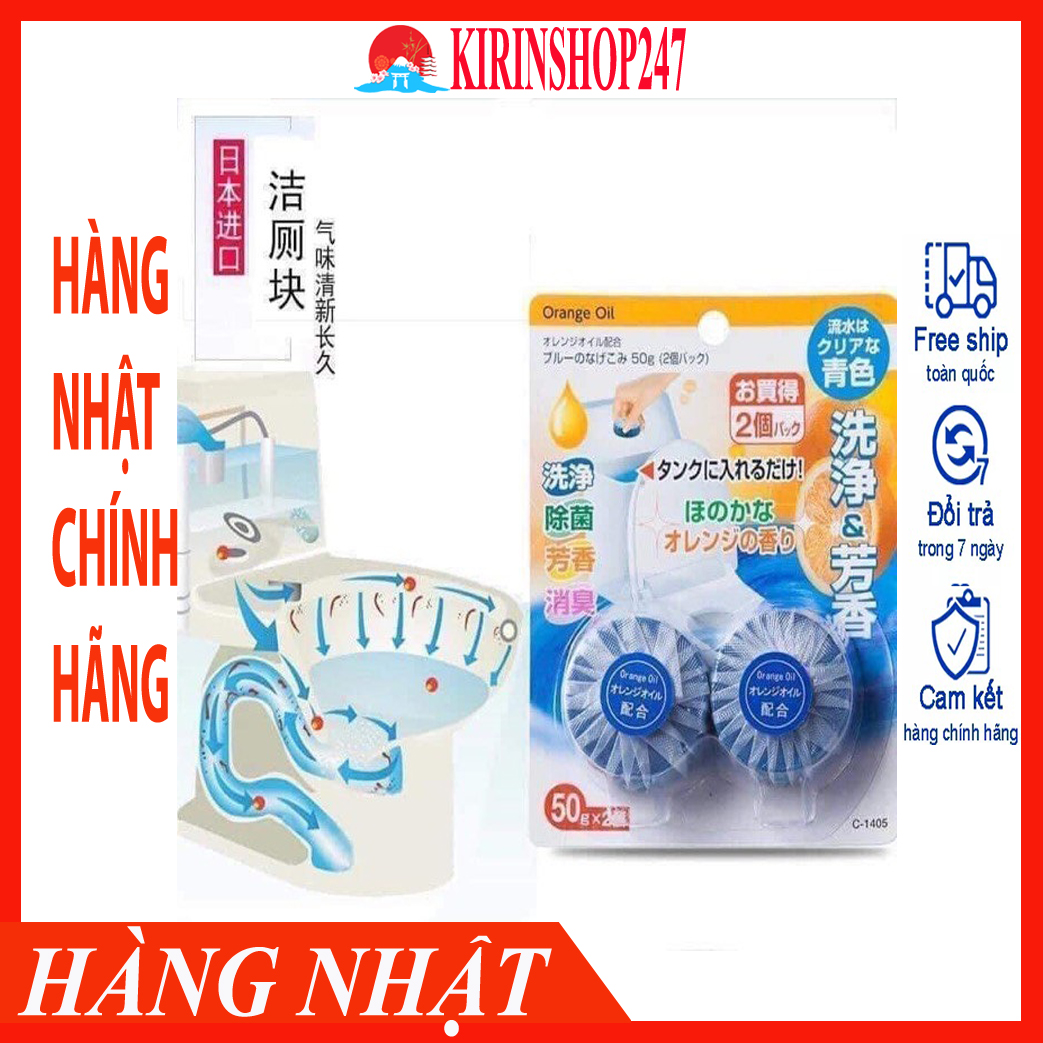 Set 2 viên thả bồn cầu Hàng Nhật
