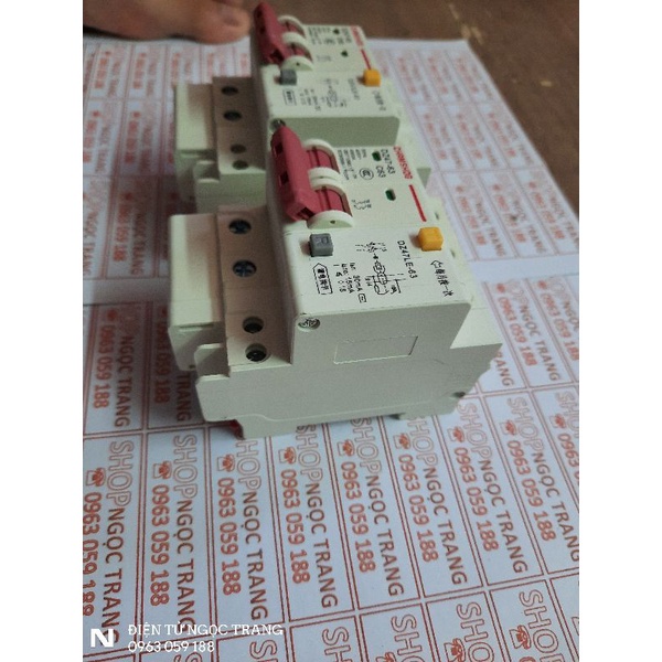 Aptomat Chống Giật 2 Pha C63A