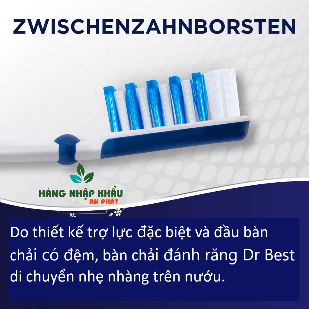 Bàn chải đánh răng lông mềm Dr Best Interdent Aktiv