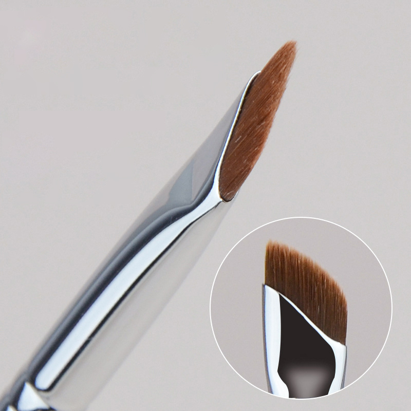 1Pc Eyeliner Brush Knife Edge Makeup Brush Liquid Eyeliner Brush Ultra Thin Fine Oblique Angle Flat Head Eyebrow Brush Fullhouse. 