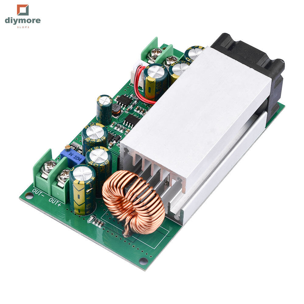 diymore slope DC-DC Buck Converter Step Down Module DC 12V-75V to 5-48V 25A Adjustable Voltage Step Down Converter