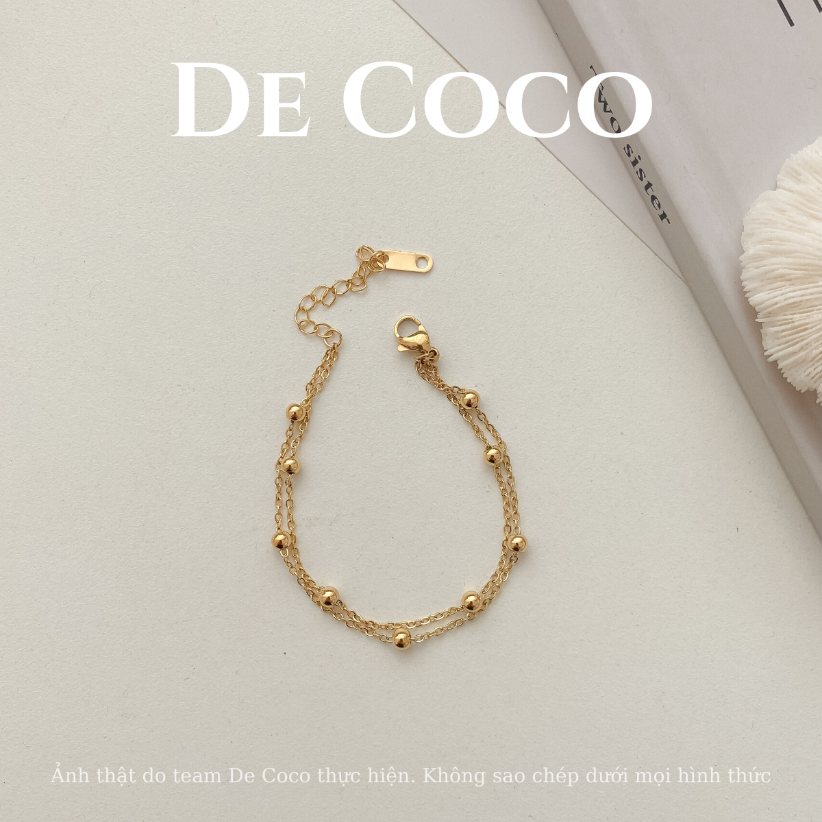 Vòng tay titan, vòng tay DOT CHAIN De Coco