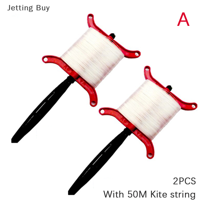 Jettingbuy thiết bị cuộn Dây Diều bằng nhựa hình chữ D Dây Thả Diều 50 100