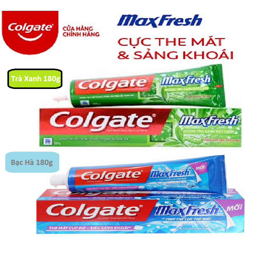 Lốc 3 tuýp KEM ĐÁNH RĂNG COLGATE MAX FRESH(hàng công ty 100%)