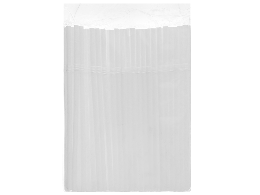 Ống hút nhựa cong Hunufa 20cm (80 cái)