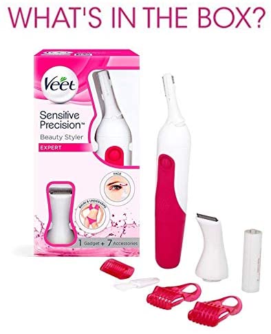 veet sensitive precision beauty styler hair trimmer