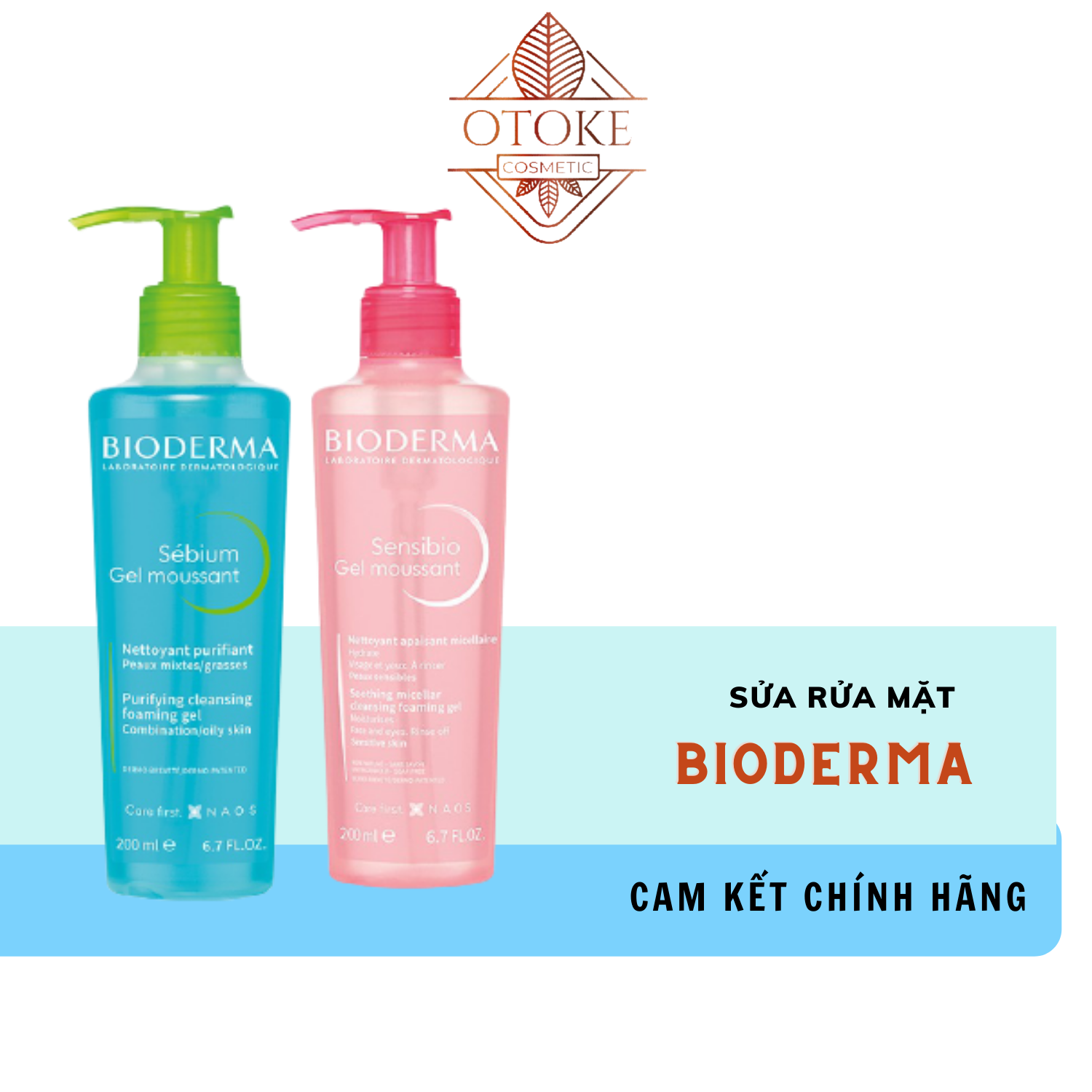 Sữa rửa mặt Bioderma Sebium Cleansing Foaming Gel
