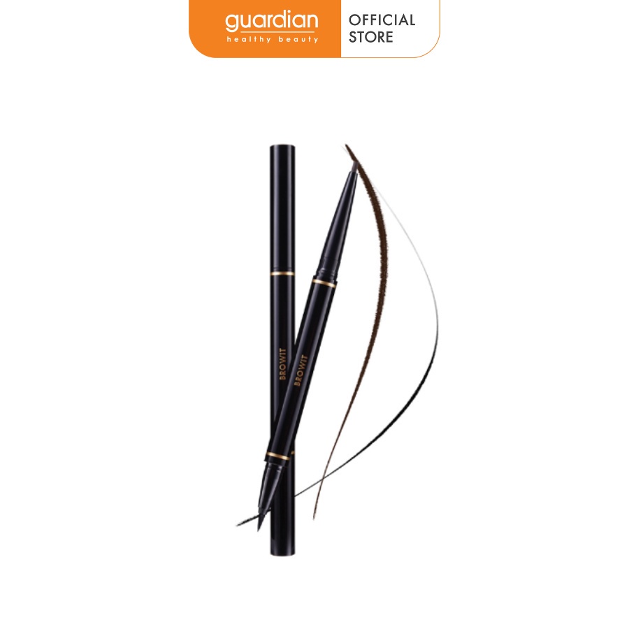 Bút kẻ mắt 2 đầu browit hightechnique duo eyeliner 0,5ml+0,14gr