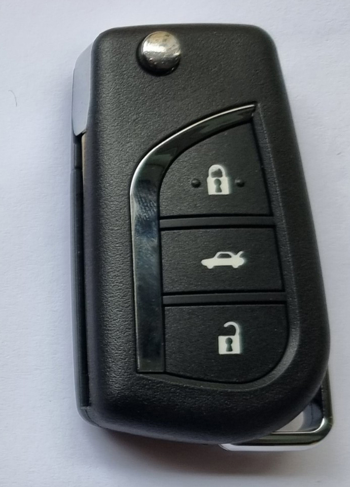 Chìa Khóa Gập Toyota Vios/Yaris 2010 - 2022, Thiết Kế Nhỏ Gọn, Tiện Dụng, Kiểu Dáng Hiện Đại, Chắc chắn