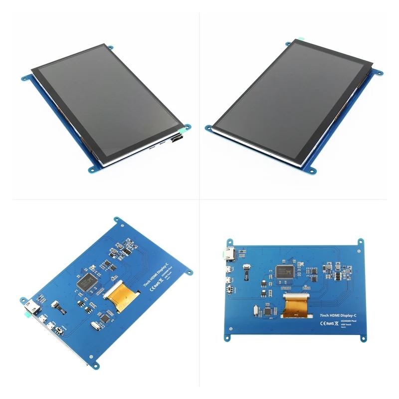 【COOL】 7 Inch 800*480 Ips Capacitive Touch Panel Tft Lcd Module Screen Display For Raspberry Pi 3 B